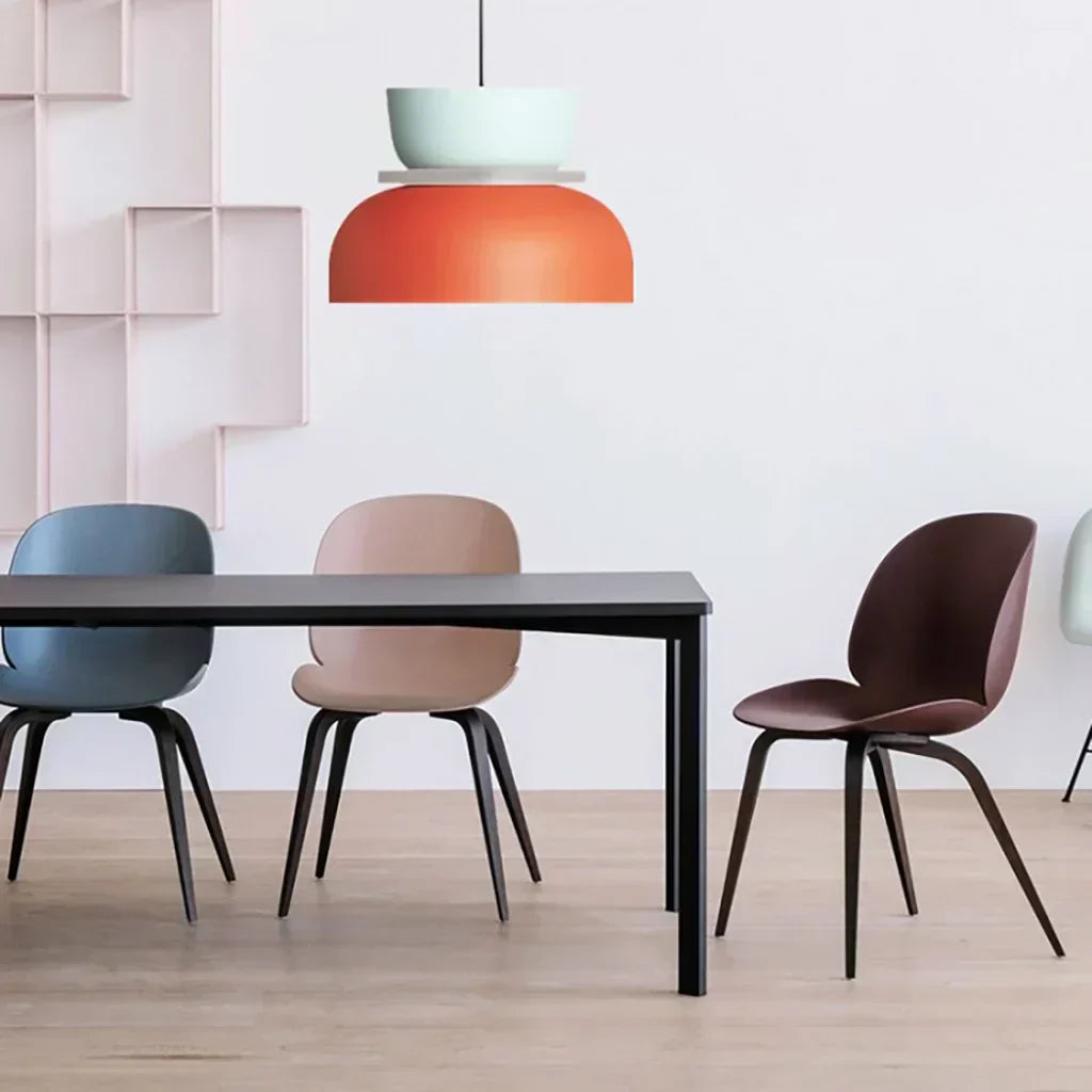 Kalsten | Nordic Color Block Pendant Light Fixture - Modern Hanging Lamp for Kitchen & Dining Room