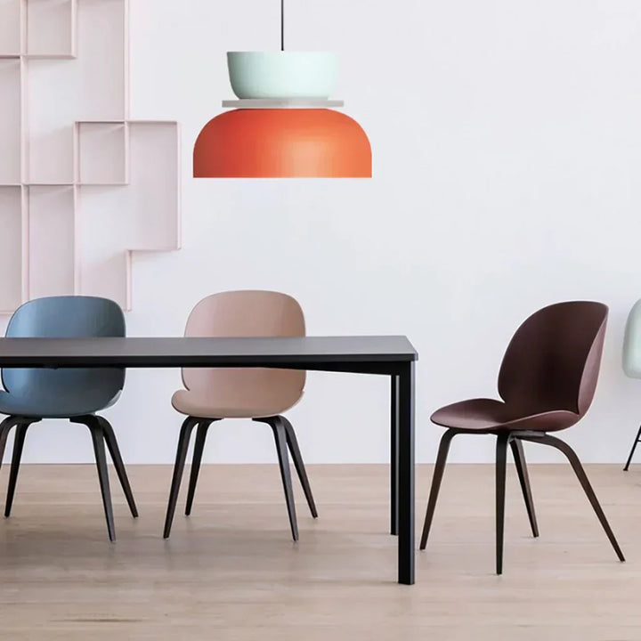 Kalsten | Nordic Color Block Pendant Light Fixture - Modern Hanging Lamp for Kitchen & Dining Room