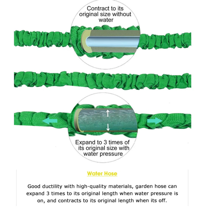 Magic Hose Flex Garden Hose / Water Hose - green or blue - various lengths - | Kalsten