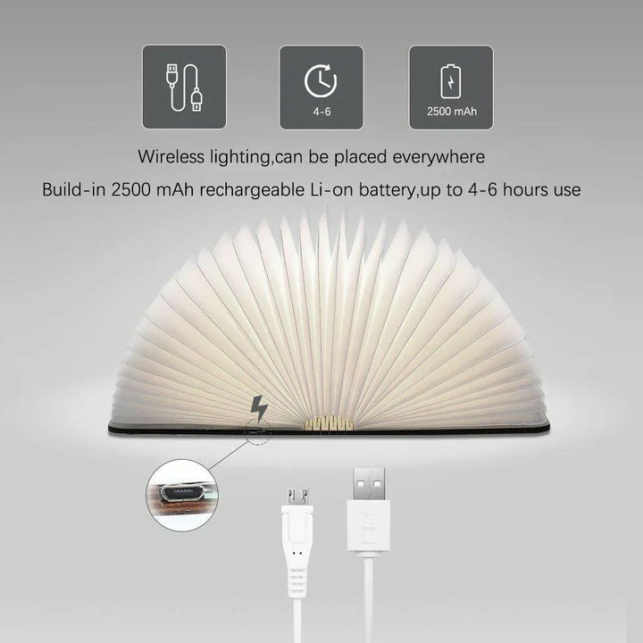 Magic Book Table Lamp 8.7' | Kalsten