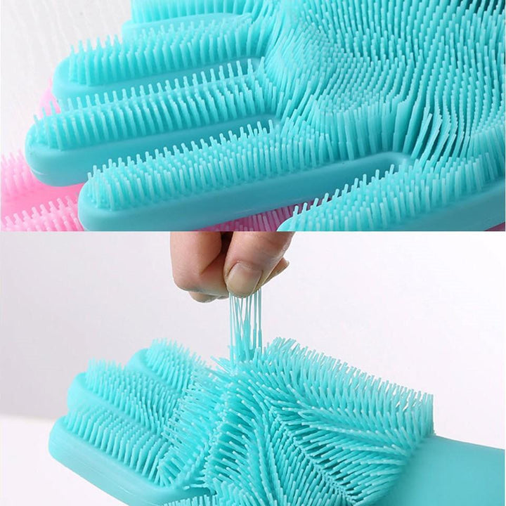 Magic Silicone Cleaning Gloves (in Pair) | Kalsten