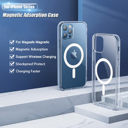 Magnetic wireless charging case for Apple