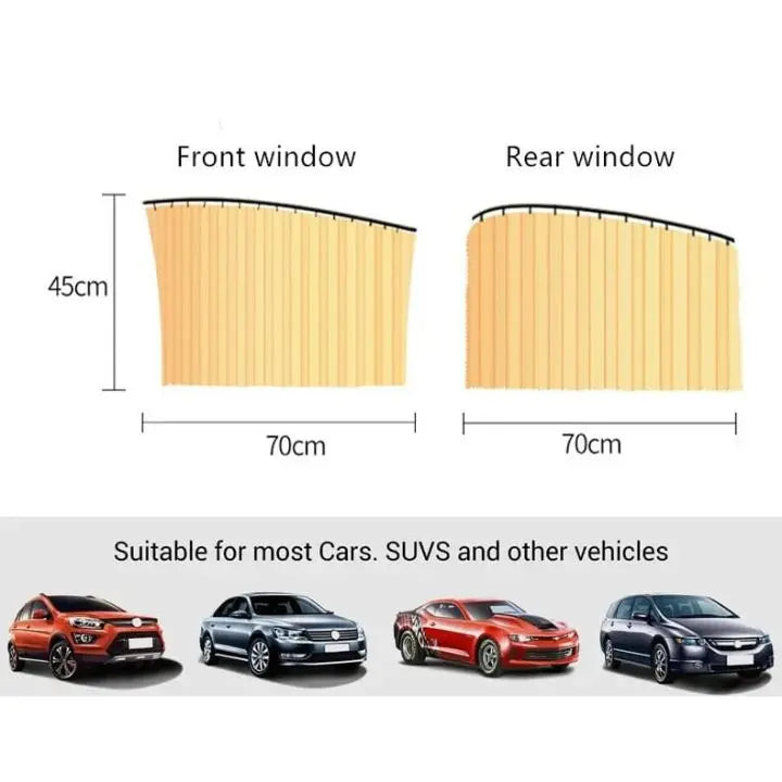 Kalsten | Magnetic Car Sunshade Film – Visibility & Heat PRedection
