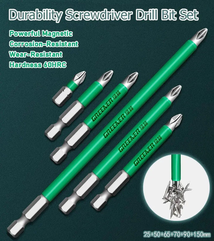 Kalsten | Magnetic Screwdriver Drill Bit Set (6 Pieces)