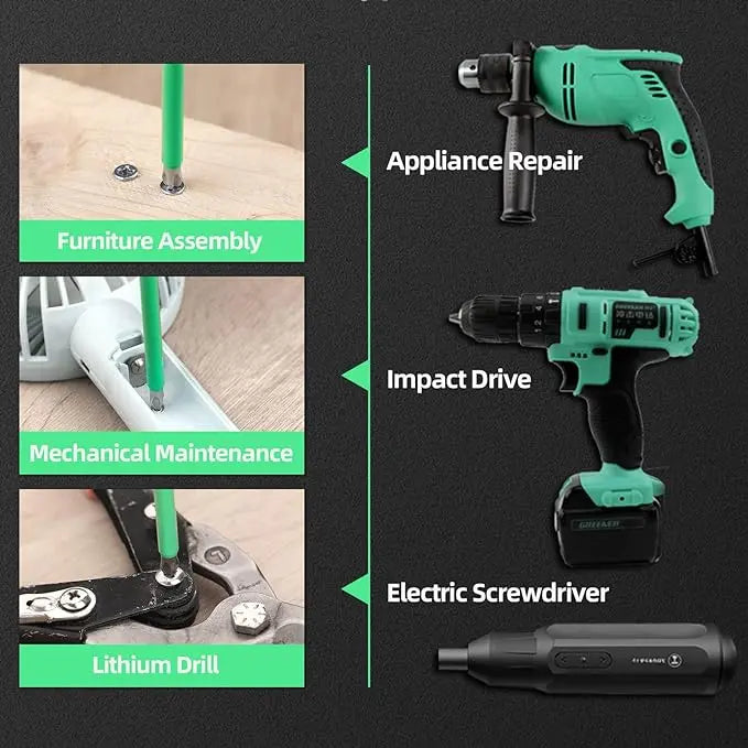 Kalsten | Magnetic Screwdriver Drill Bit Set (6 Pieces)