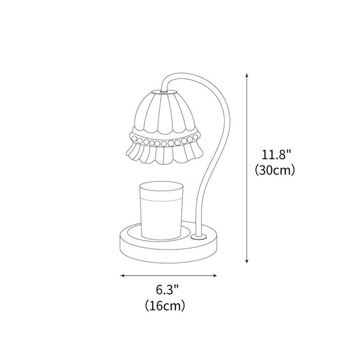 Marble Warmer Table Lamp 6.3' | Kalsten