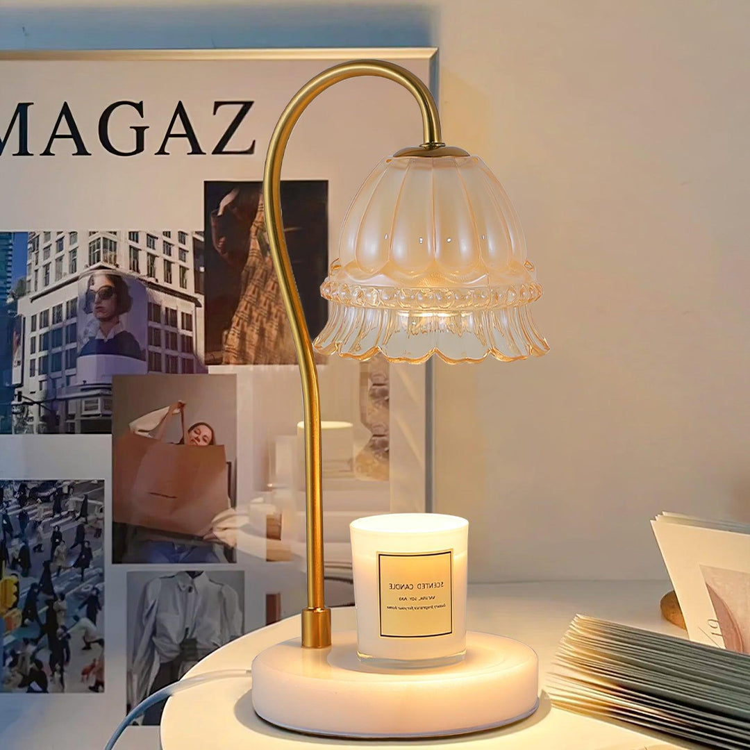 Marble Warmer Table Lamp 6.3' | Kalsten
