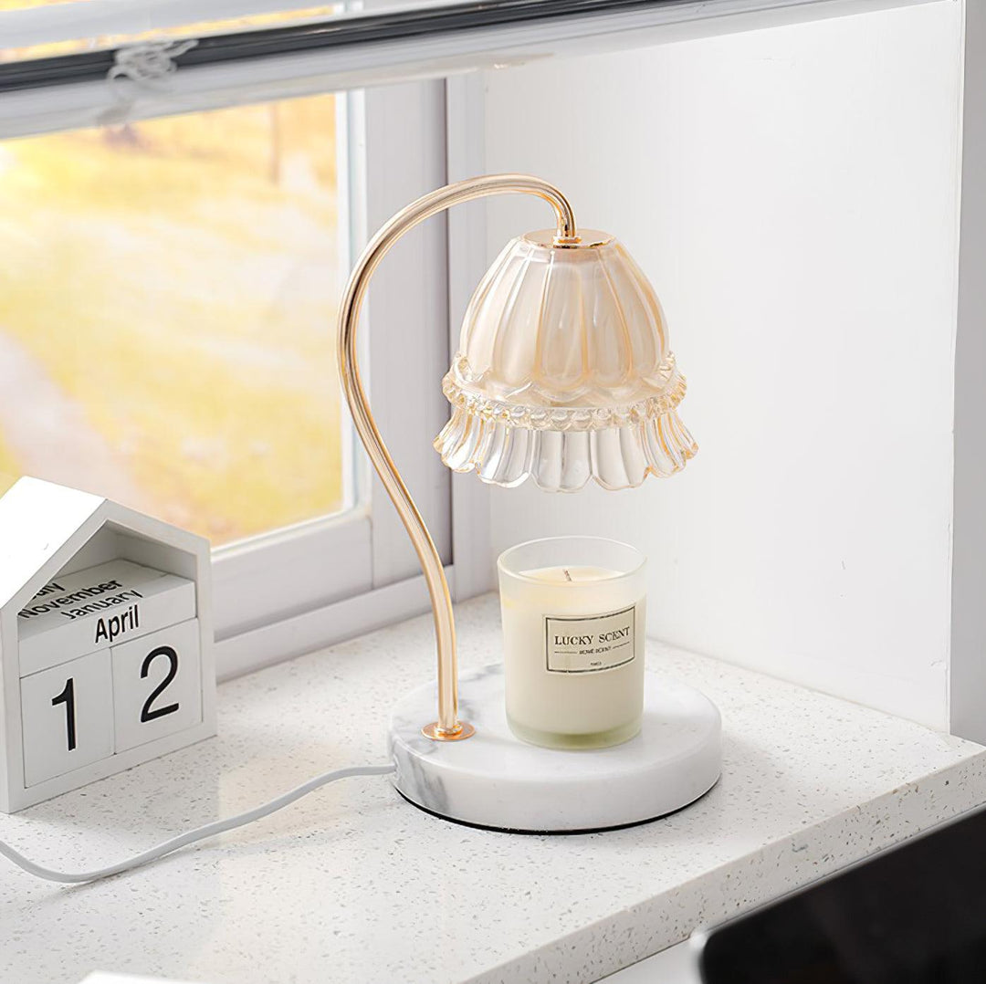 Marble Warmer Table Lamp 6.3' | Kalsten