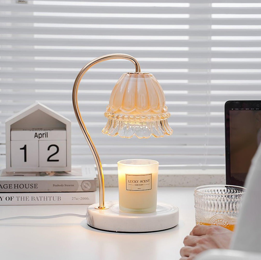 Marble Warmer Table Lamp 6.3' | Kalsten