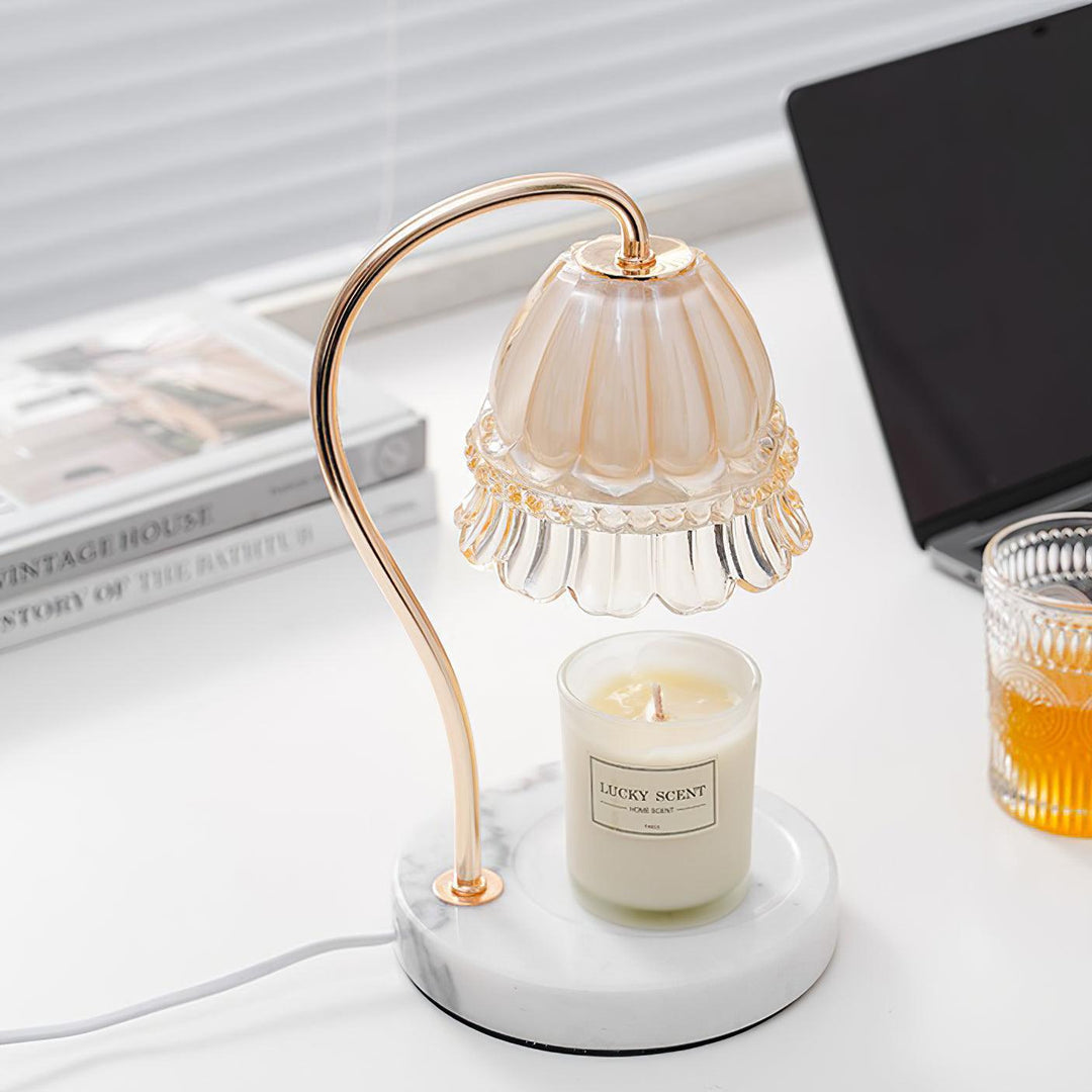Marble Warmer Table Lamp 6.3' | Kalsten