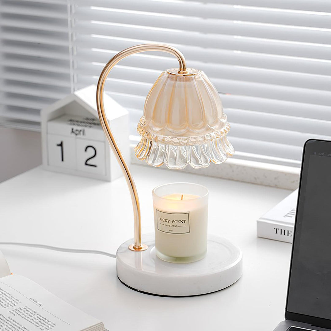 Marble Warmer Table Lamp 6.3' | Kalsten