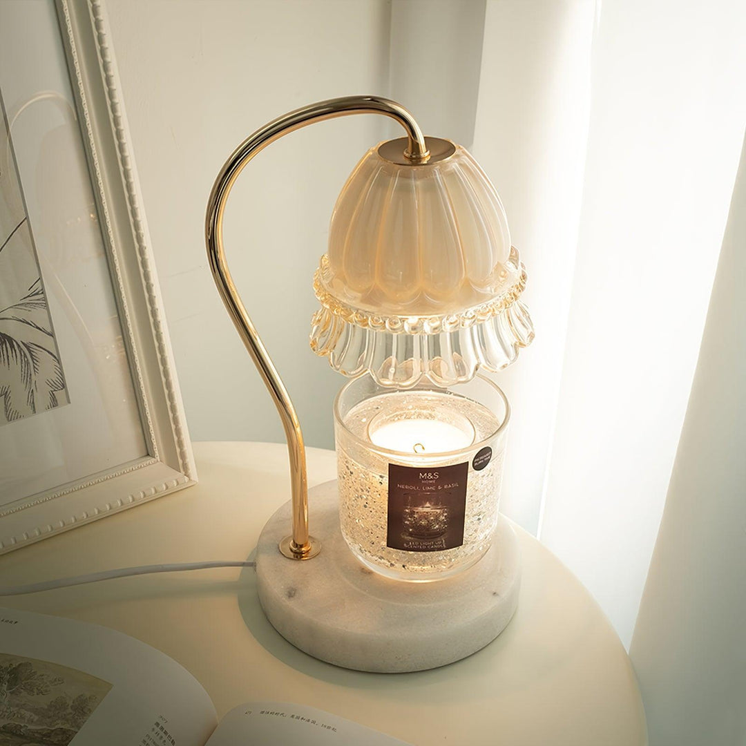 Marble Warmer Table Lamp 6.3' | Kalsten