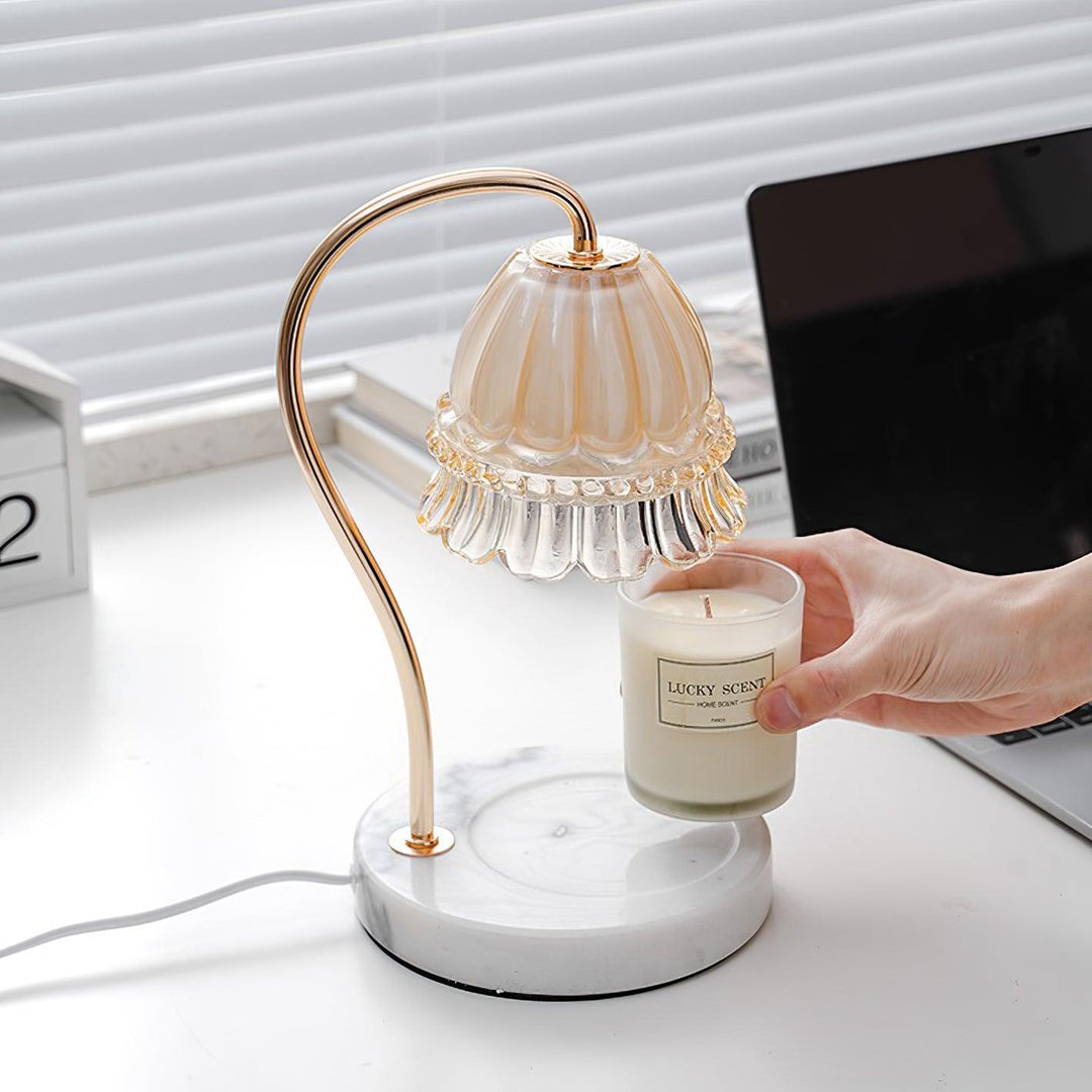Marble Warmer Table Lamp 6.3' | Kalsten