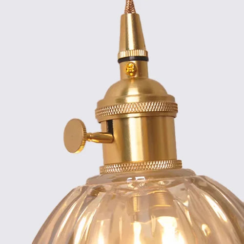 Pendant Light Glass 10 in Flower Shape E27 40W Dining Room Kitchen Island Ceiling Lamp | Kalsten