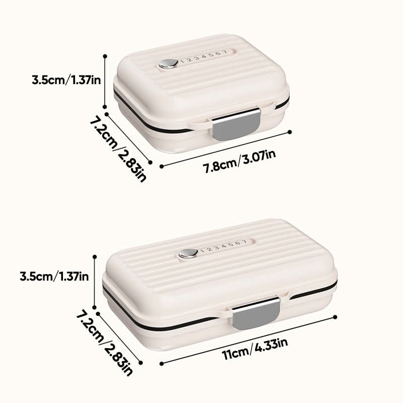 Kalsten | Portable Pill Organizer with 7 Compartments & Triple Seal