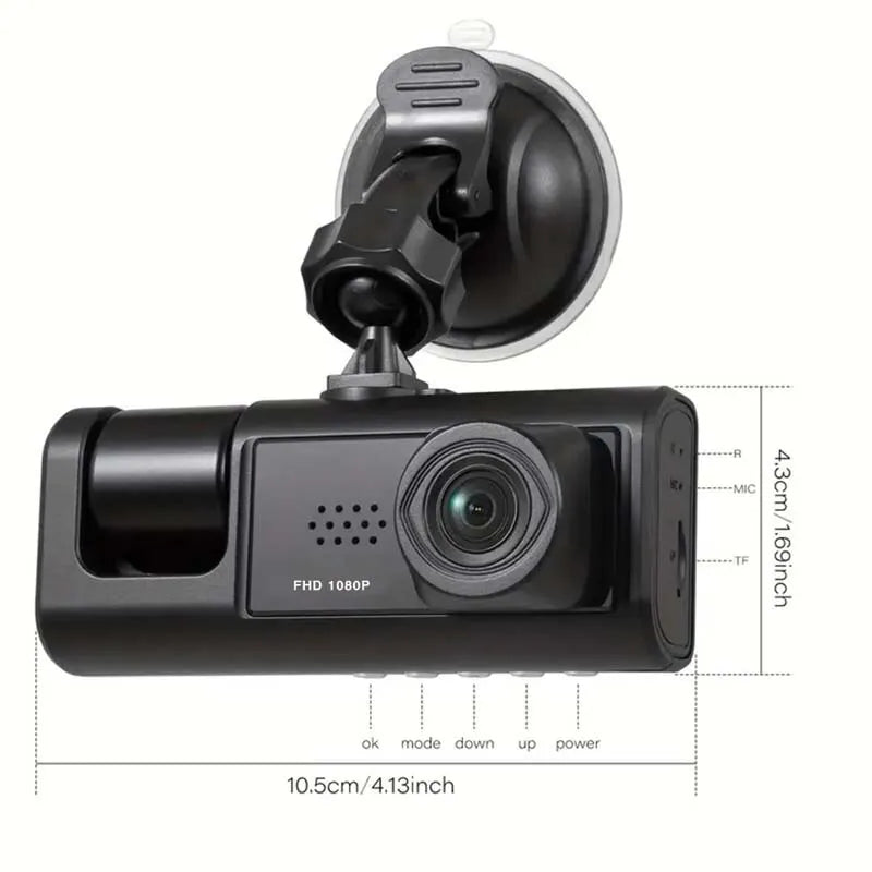 Dashcam with Night Vision and IR Technology Skanto