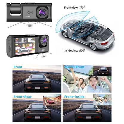 Dashcam with Night Vision and IR Technology Skanto