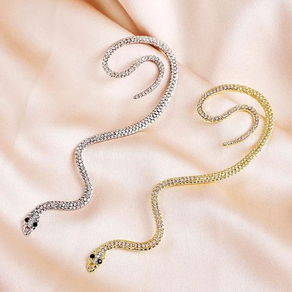 Medusa Hanging Snake Earring | Kalsten