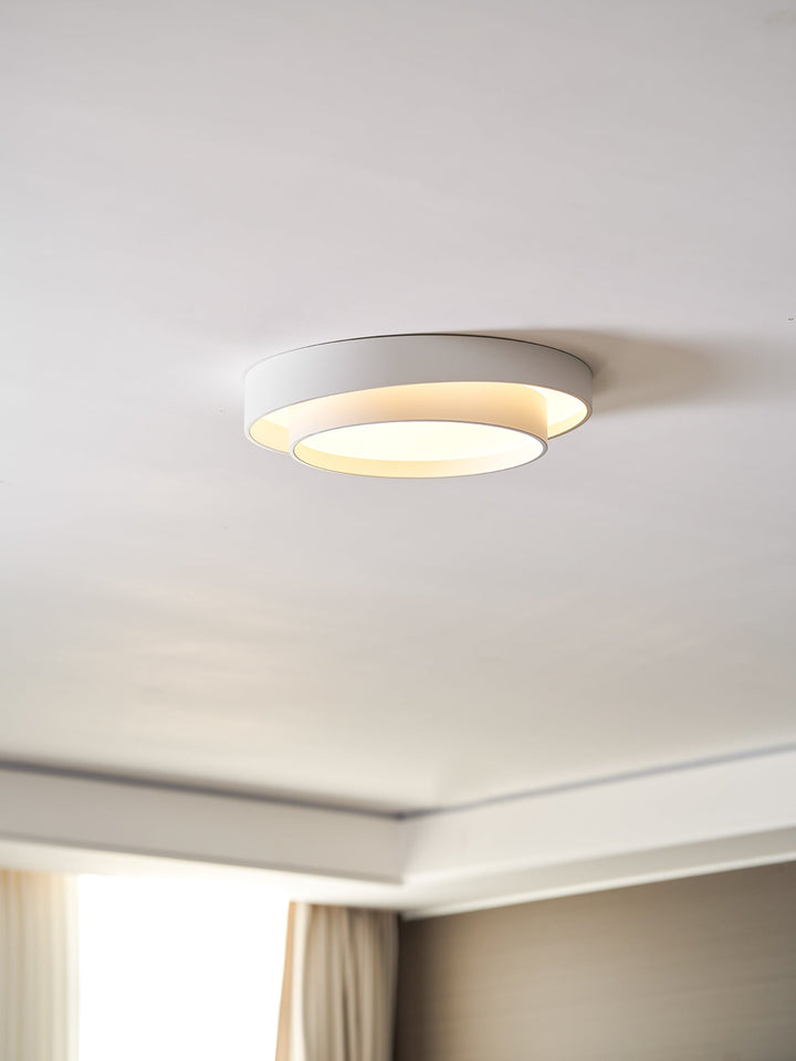 Modern LED Ceiling Light 15.7 in Flush Mount Living Room Bedroom Minimalist Acrylic Fixture | Kalsten