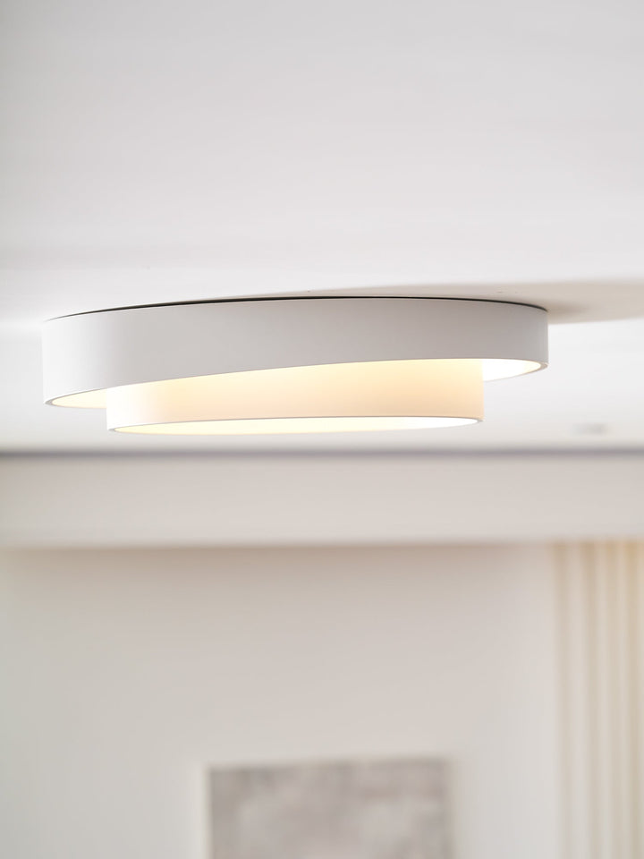 Modern LED Ceiling Light 15.7 in Flush Mount Living Room Bedroom Minimalist Acrylic Fixture | Kalsten