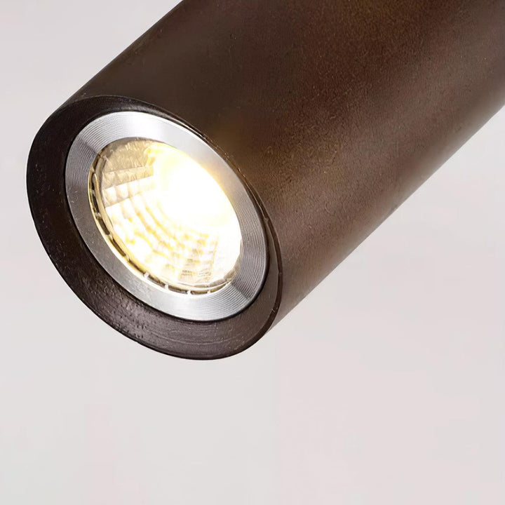 Track Lighting Wood Metal 16.5 in Plug-In LED Ceiling Wall Fixture Warm White Living Room Accent Lighting | Kalsten