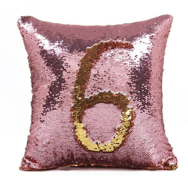Mermaid Two Tone Sequin Pillow Cover | Kalsten