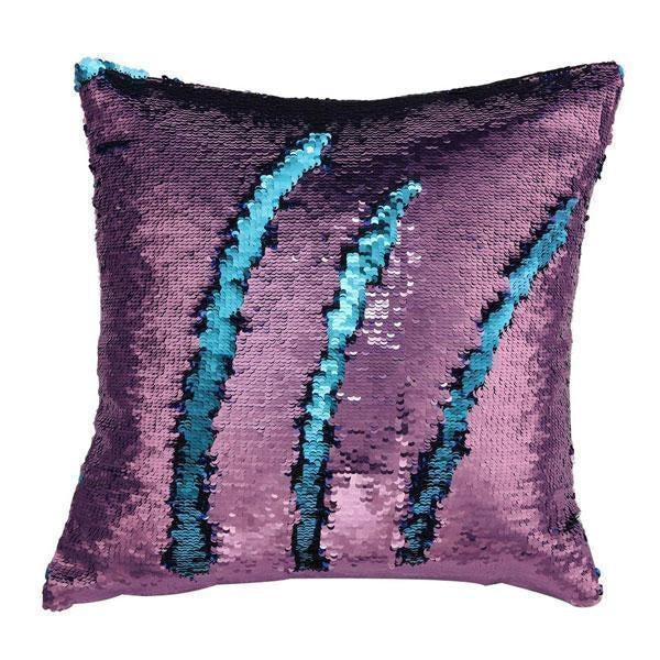 Mermaid Two Tone Sequin Pillow Cover | Kalsten