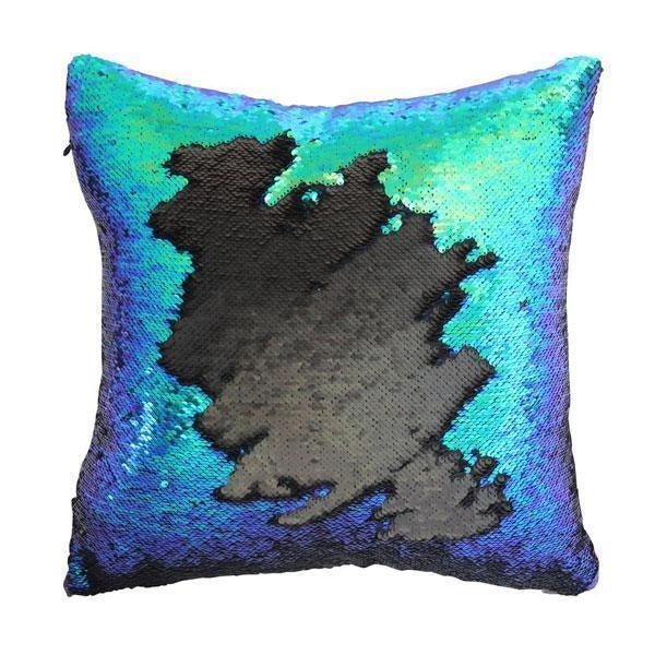Mermaid Two Tone Sequin Pillow Cover | Kalsten