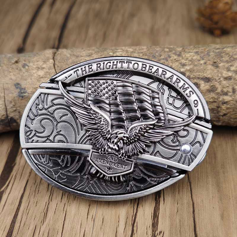 Kalsten | Metal Oval Cowboys Belt Buckle