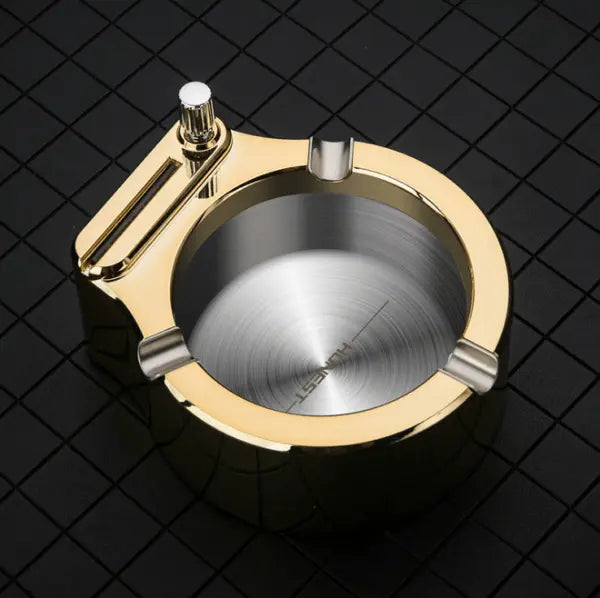 Kalsten | Metal ashtray with stick lighter – Elegant & refillable