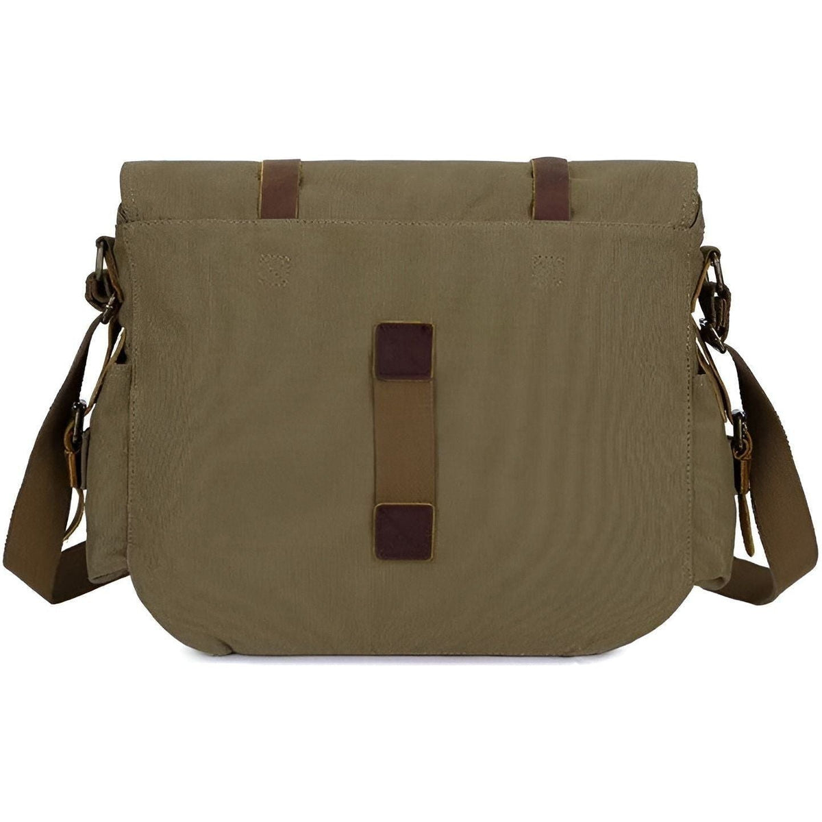 Skanto | Michael Bag – Vintage Canvas Messenger Bag for Men with Leather Details