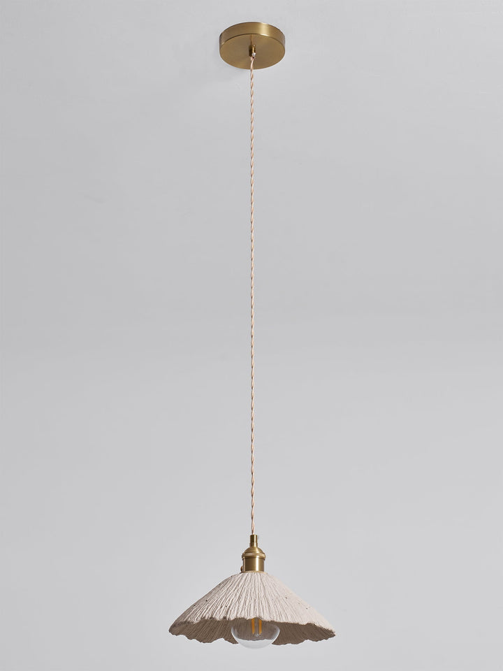 Pendant Light Cement 9.8 in Adjustable Modern Dining Room Kitchen Island Hanging Ceiling Lamp | Kalsten