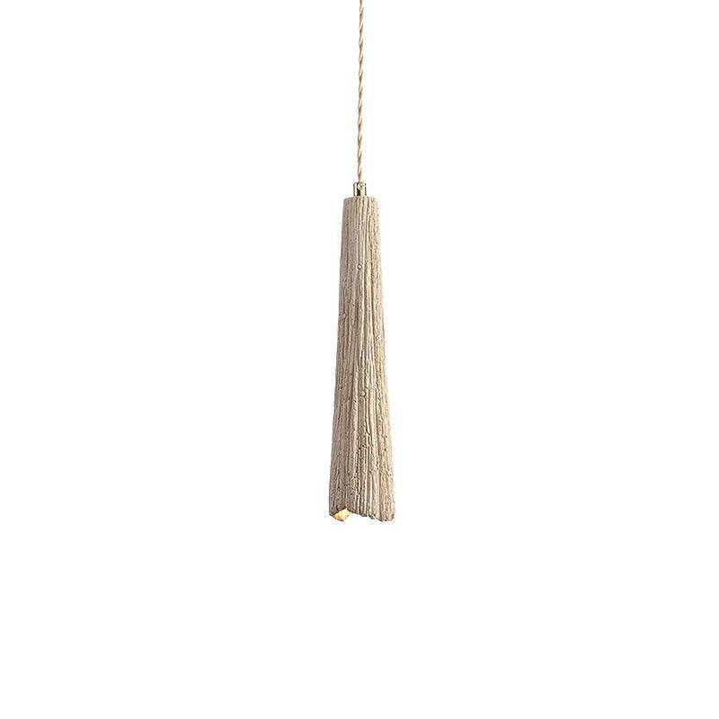 Pendant Light Cement 9.8 in Adjustable Modern Dining Room Kitchen Island Hanging Ceiling Lamp | Kalsten