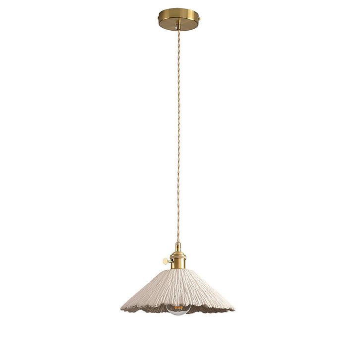 Pendant Light Cement 9.8 in Adjustable Modern Dining Room Kitchen Island Hanging Ceiling Lamp | Kalsten