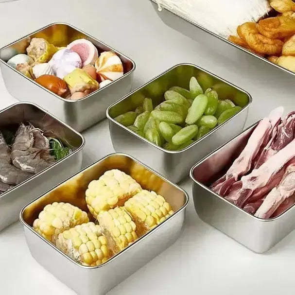 Kalsten | Microwave-safe stainless steel containers with lid