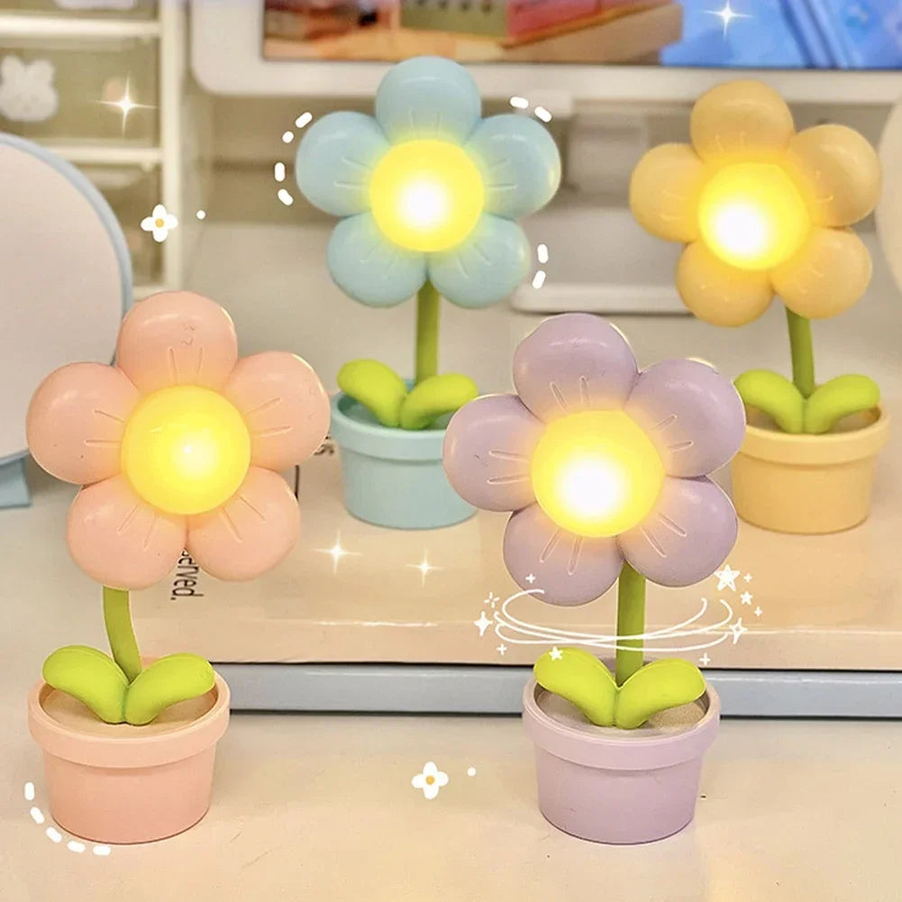 BloomLite – Atmospheric Flower-Shaped Table Lamp with Soft LED Light Kalsten