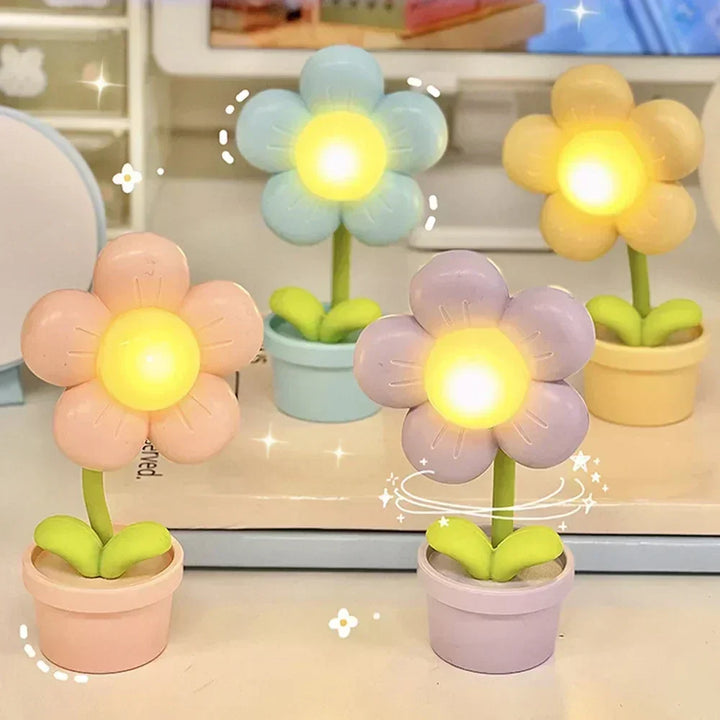 Cute Flower Night Light for Children – LED Table Lamp in Flower Design for the Children's Room | Kalsten