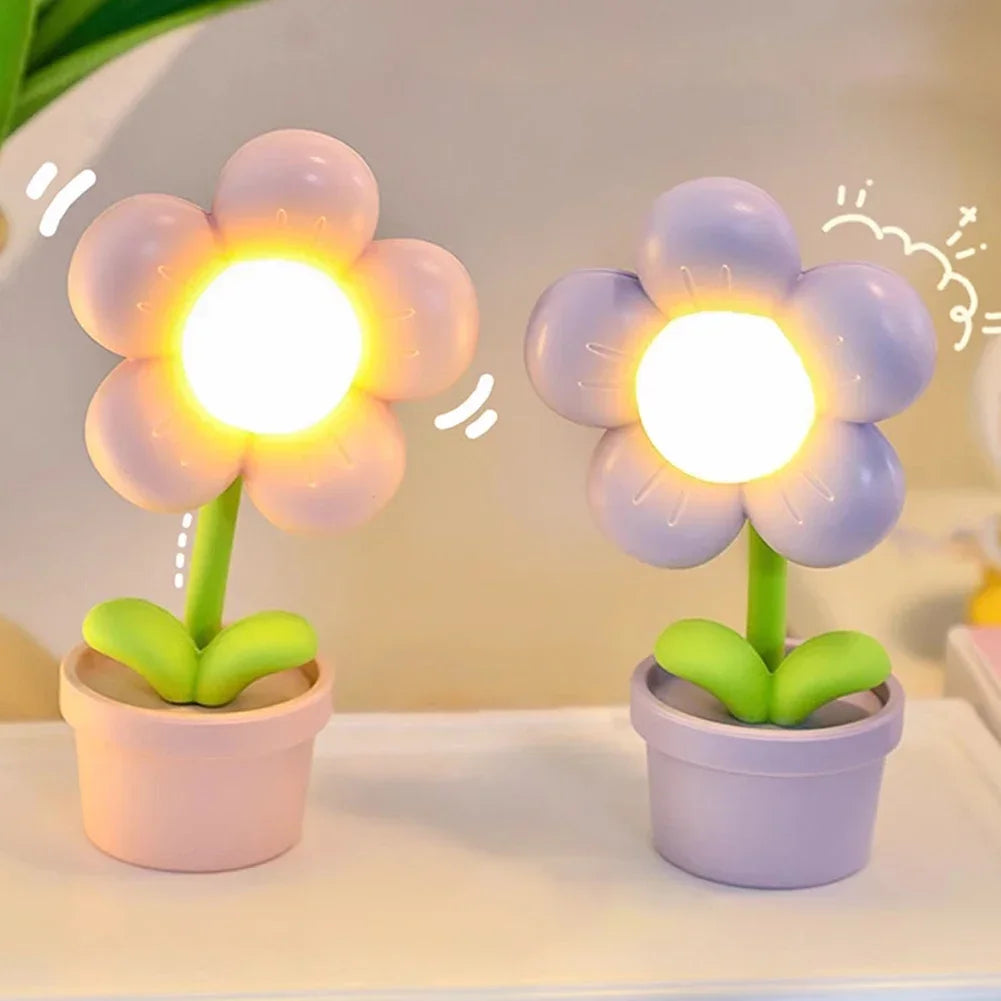 BloomLite – Atmospheric Flower-Shaped Table Lamp with Soft LED Light Kalsten