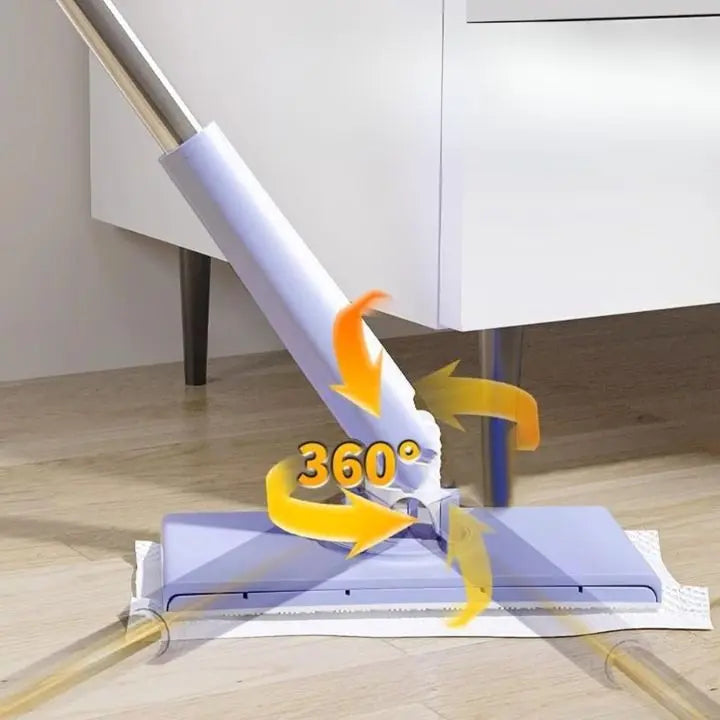 BowLift | Mini-Mop with automatic cloth changing system + 10 cleaning cloths