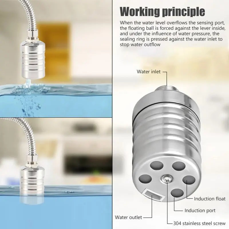 Kalsten | Mini Float Valve | Automatic Water Level Control | Stainless Steel | 10–150 PSI | Compact