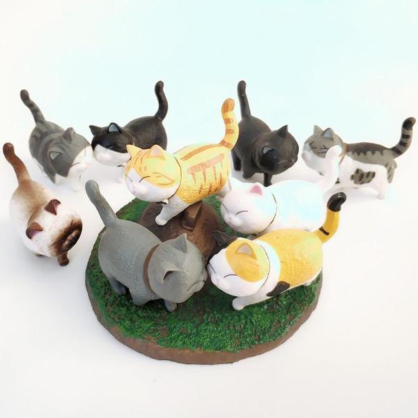 Mini Strolling Cat Figurines | Kalsten