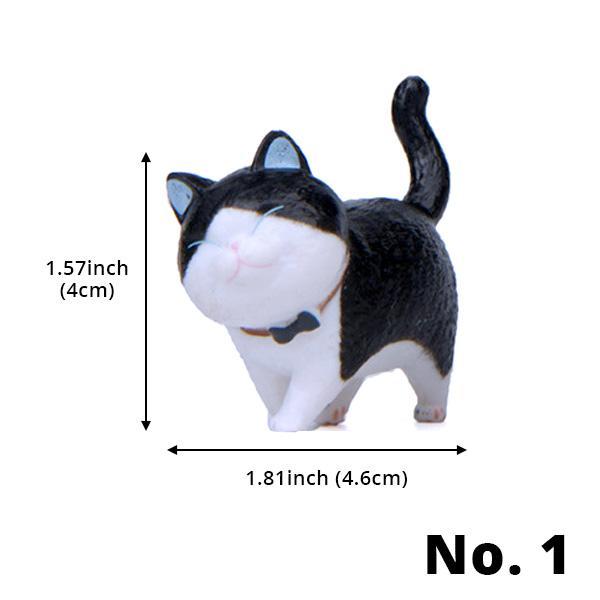 Mini Strolling Cat Figurines | Kalsten