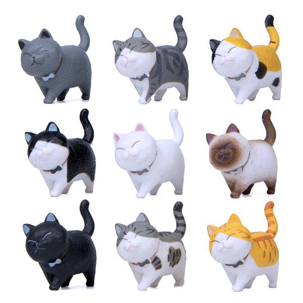 Mini Strolling Cat Figurines | Kalsten
