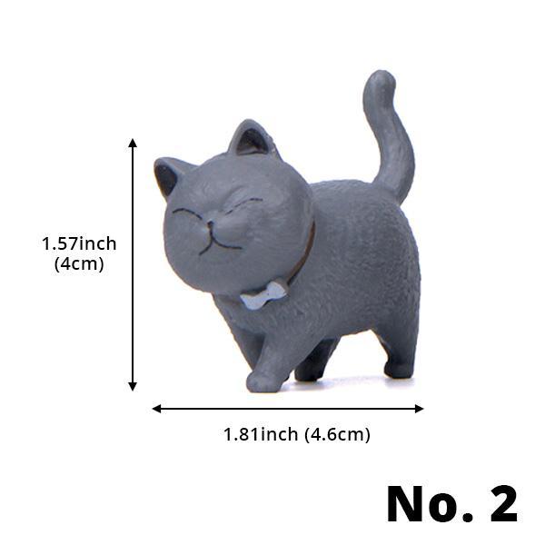 Mini Strolling Cat Figurines | Kalsten