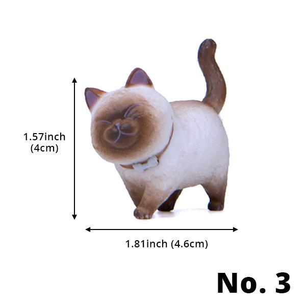 Mini Strolling Cat Figurines | Kalsten