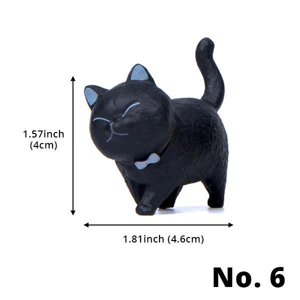 Mini Strolling Cat Figurines | Kalsten