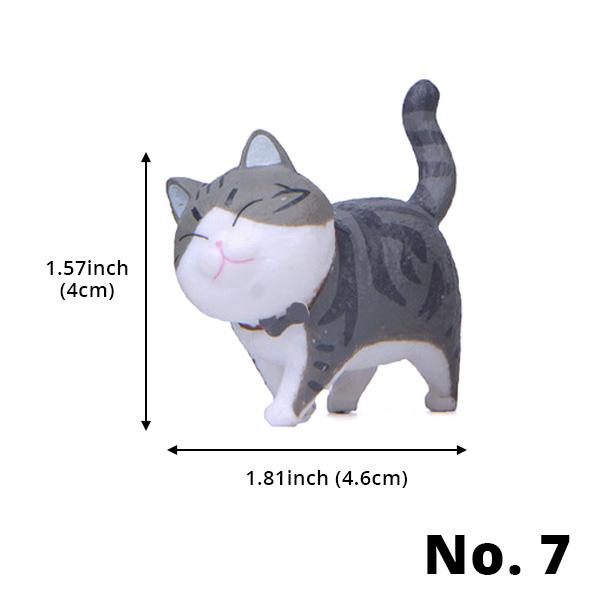 Mini Strolling Cat Figurines | Kalsten