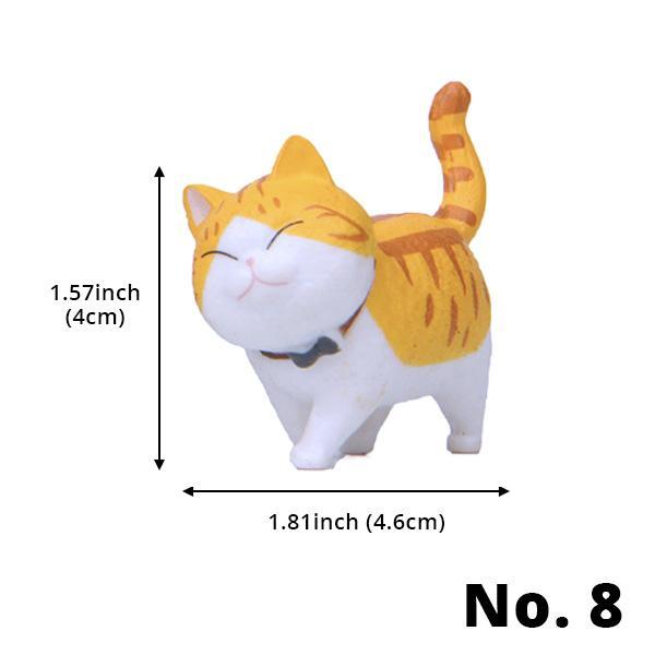 Mini Strolling Cat Figurines | Kalsten