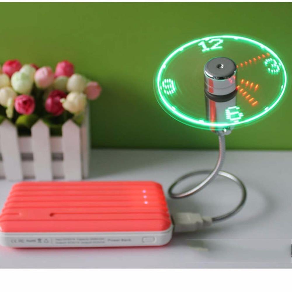 Mini USB Clock Fan | Kalsten