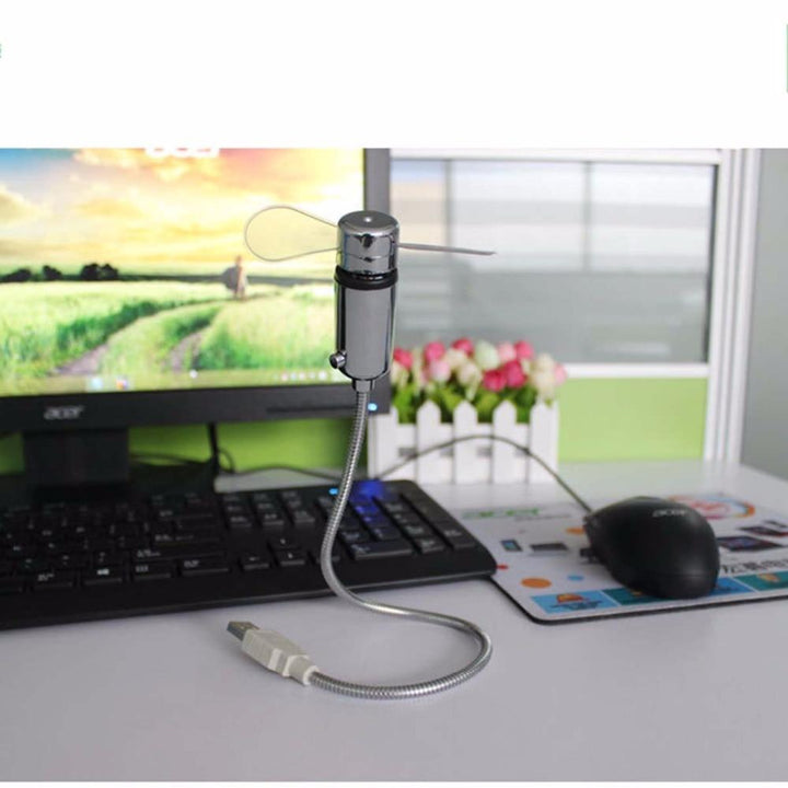 Mini USB Clock Fan | Kalsten
